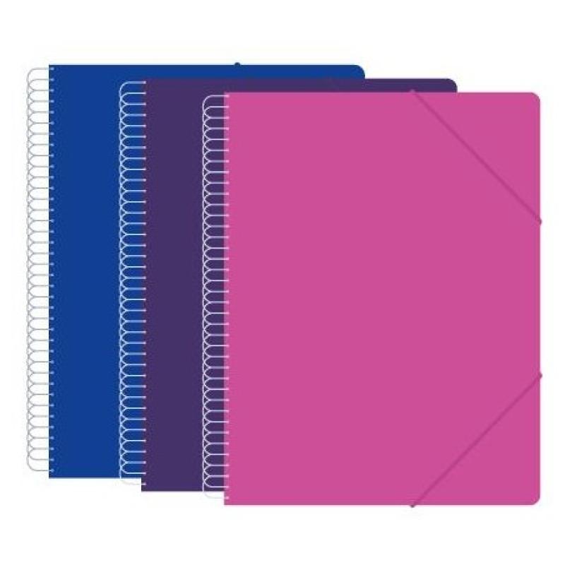 CARPETA DESCOM FUNDAS ESPIRAL 50H ROSA