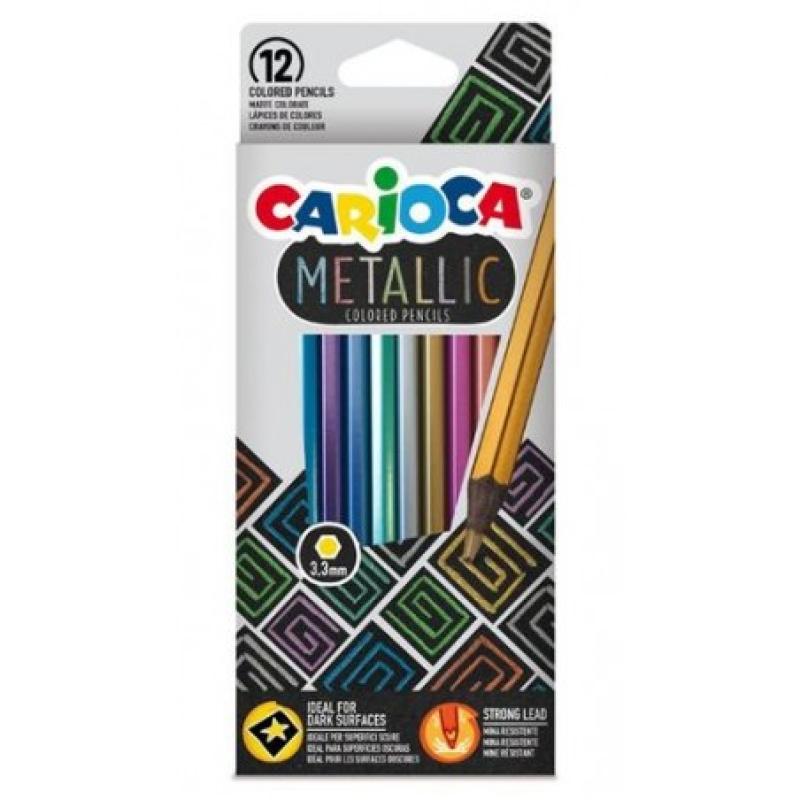 CARIOCA 22 LAPICES METALLIC C/12