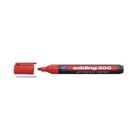 ROTULADOR EDDING 300 PLAST ROJO