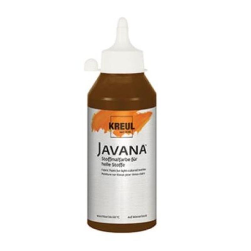 PINTURA TEXTIL JAVANA MARRON OSCURO 250 ML