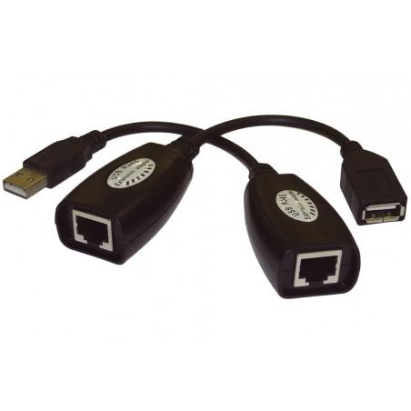 EXTENSOR USB 1.0 CAT5 HASTA 50 M (CAT5e/6