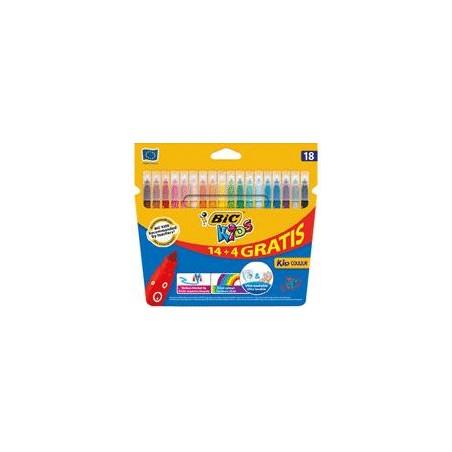 ROTULADOR BIC KIDS COULEUR C/14+4