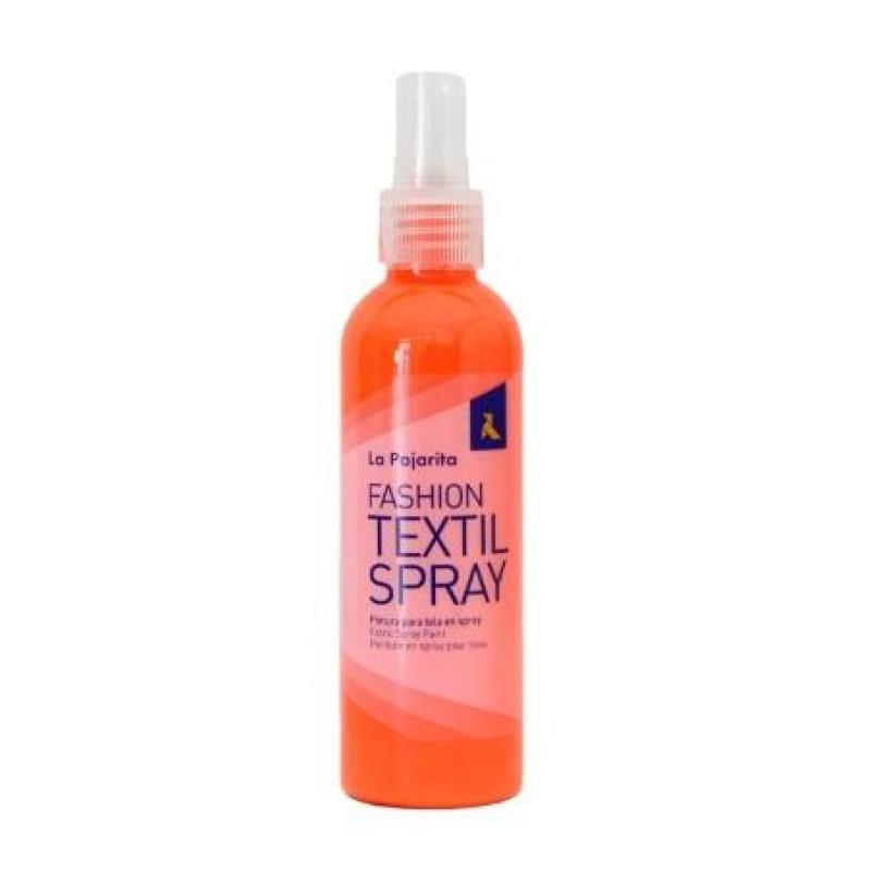 PINTURA TEXTIL SPRAY 100 ML NARANJA FLUOR