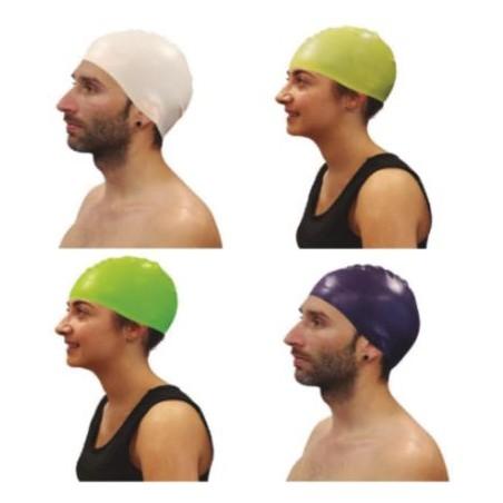 GORRO NATACION SILICONA SOFTEE SENIOR NEGRO