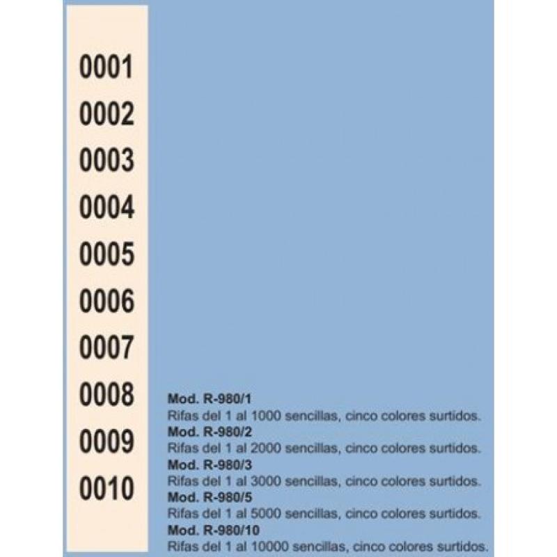 TALONARIO LOAN RIFAS DEL 1 AL 5000