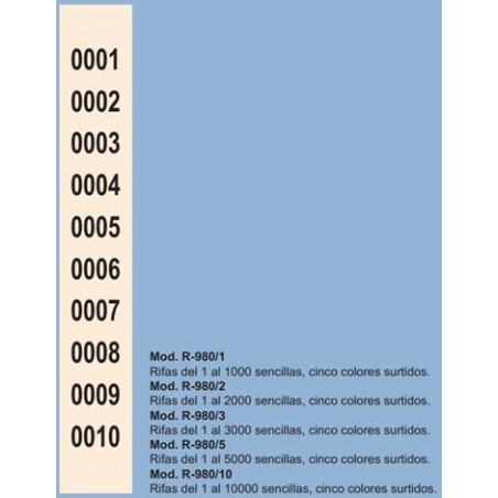 TALONARIO LOAN RIFAS DEL 1 AL 2000