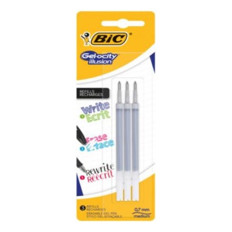 RECAMBIO BIC BORRABLE GELOCITY ROJO B/3