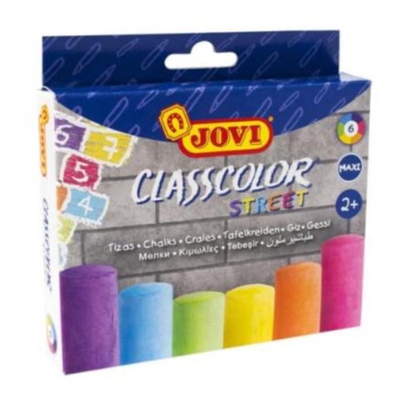 CAJA 6 TIZAS MAXI CLASSCOLOR STREET COLORES SURTIDOS