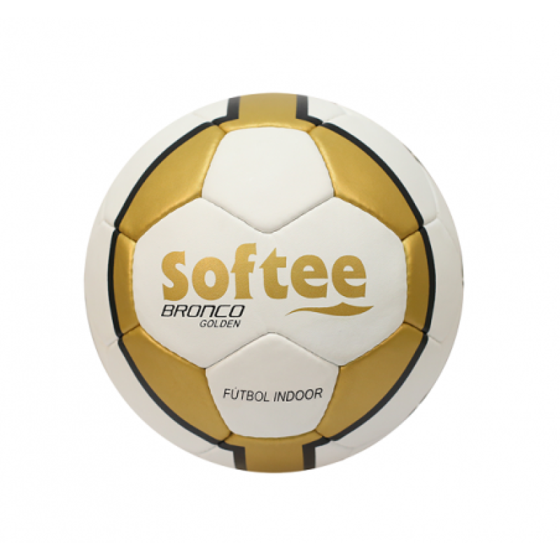 BALON SOFTEE BRONCO FUTBOL INDOOR ORO