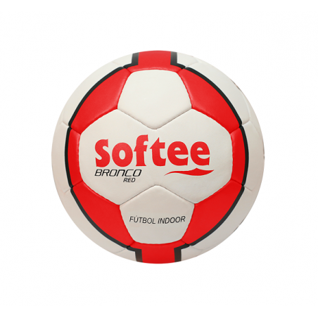 BALON SOFTEE BRONCO FUTBOL INDOOR ROJO