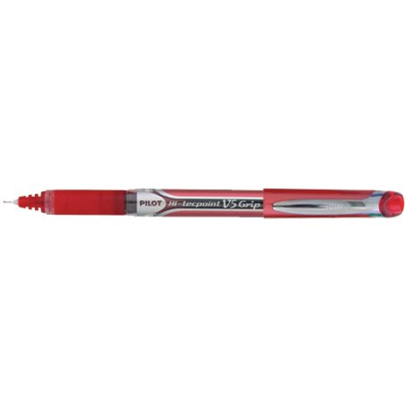 BOLIGRAFO PILOT V-5 GRIP ROJO