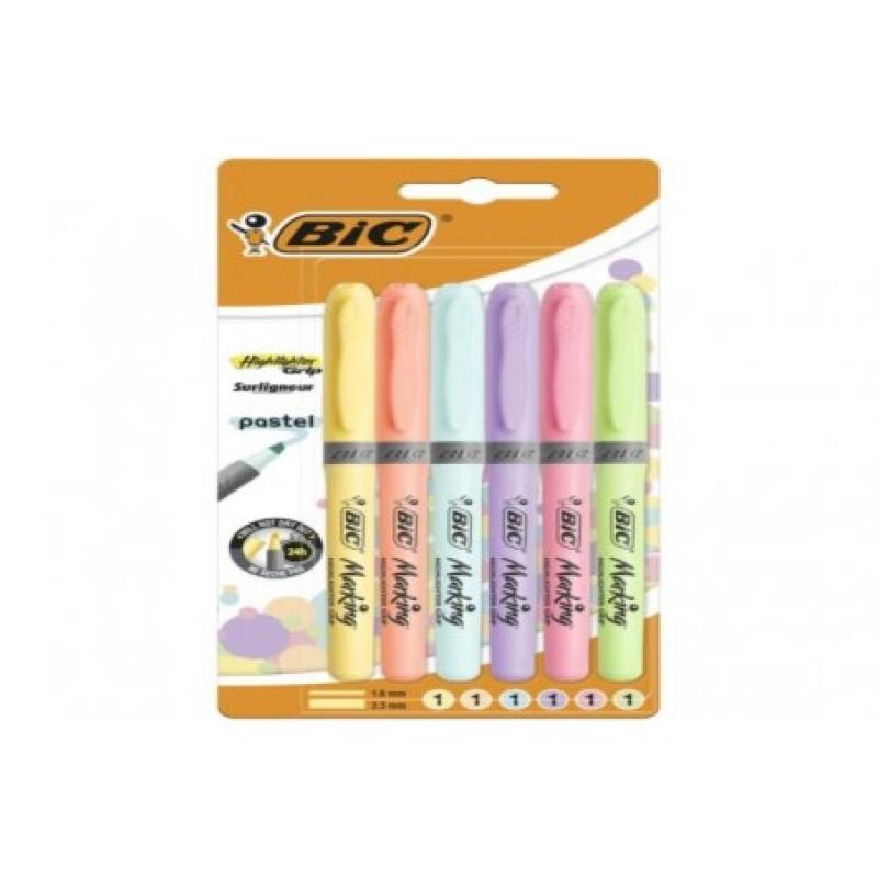 ROTULADOR FLUOR HIGHLIGHTER PASTEL B/6