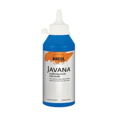 PINTURA TEXTIL JAVANA AZUL OSCURO 250 ML