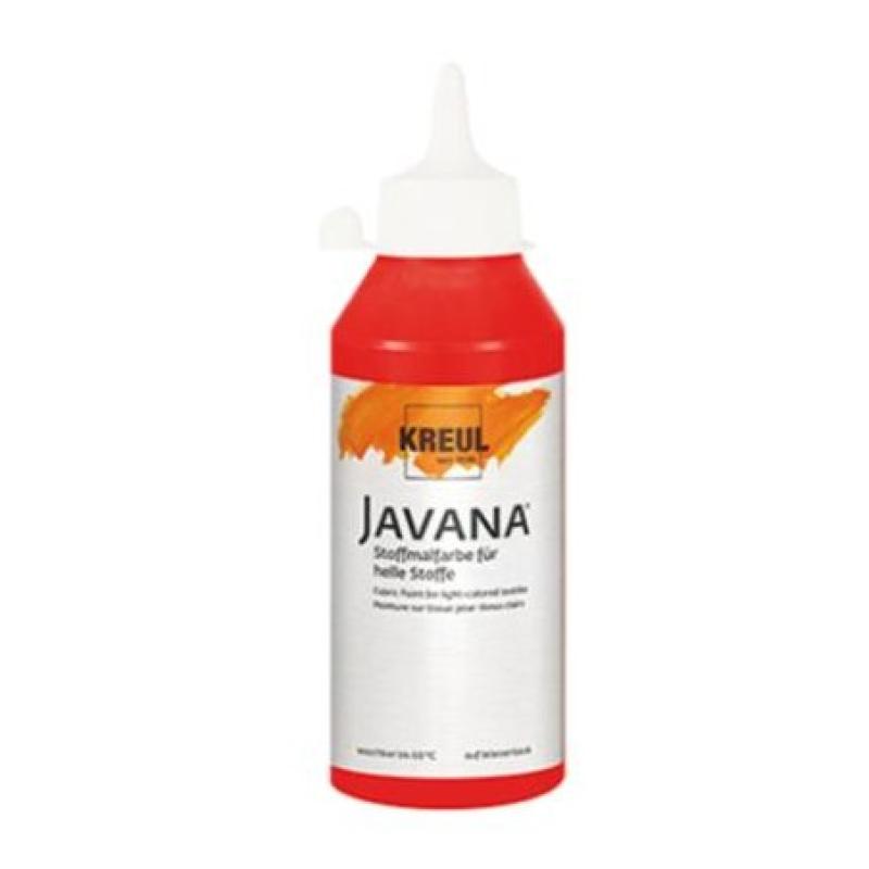 PINTURA TEXTIL JAVANA ROJO 250 ML