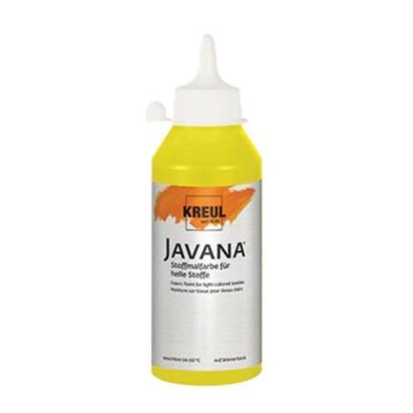 PINTURA TEXTIL JAVANA AMARILLO LIMON 250 ML