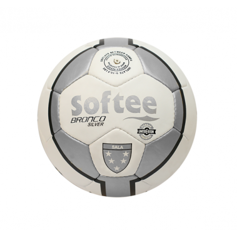 BALON SOFTEE BRONCO FUTBOL SALA PLATA