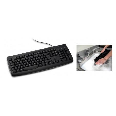 TECLADO USB LAVABLE KENSINGTON PRO FIT CABLE. NEGRO