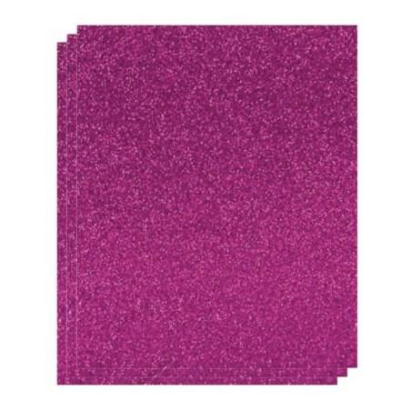 GOMA EVA 40X60 PURPURINA FUCSIA B/3