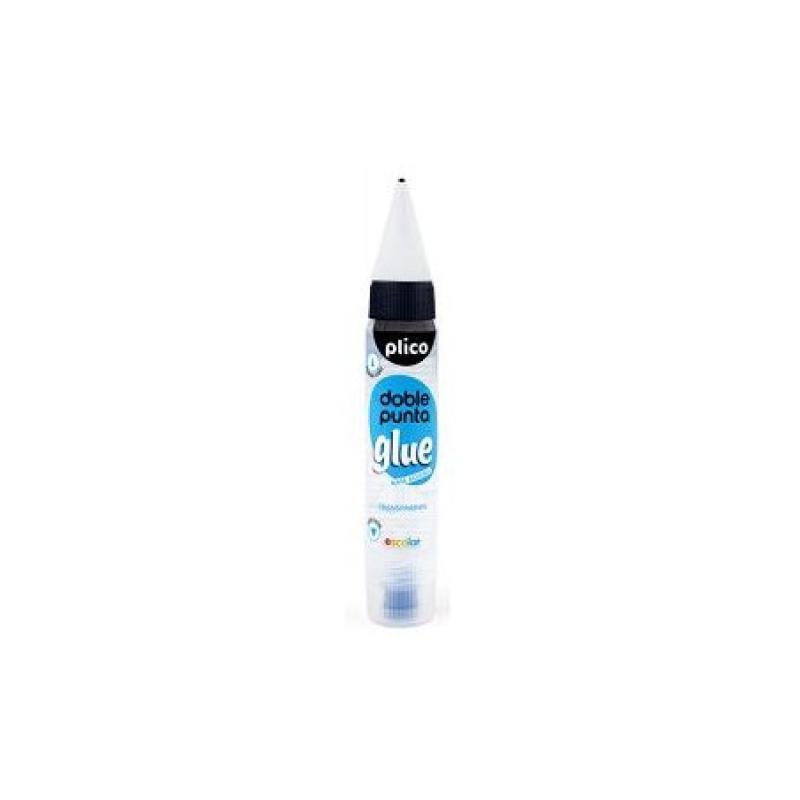 LAPIZ COLA TRANSPARENTE DOBLE PUNTA GLUE 30 ML