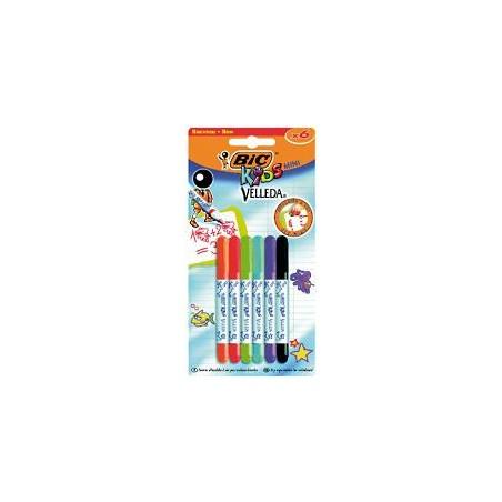 ROTULADOR BIC VELLEDA MINI KIDS C/6