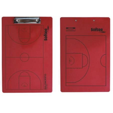 CARPETA TACTICA REVERSIBLE BALONCESTO ROJA