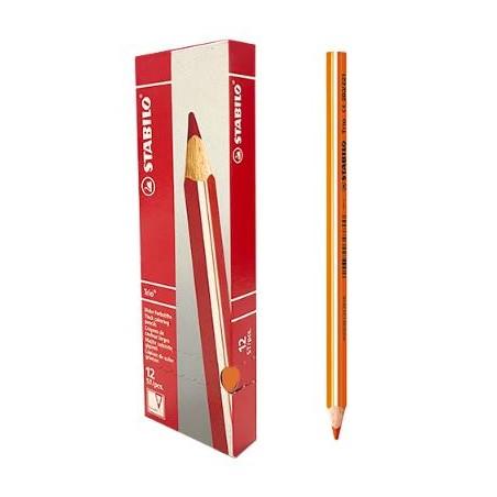 LAPICES COLORES STABILO TRIO THICK NARANJA C/12