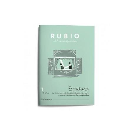 CUADERNO RUBIO CALIGRAFIA 1 ESCR Y NU MIN