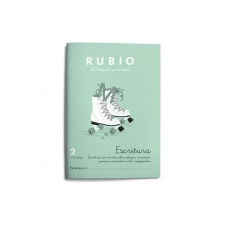 CUADERNO RUBIO CALIGRAFIA 2 ESCR Y NU MIN