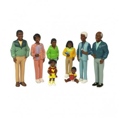 Familia Africana 8 Figuras / Estuche