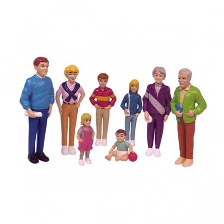 Familia Europea 8 Figuras / Estuche