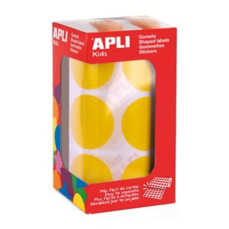 GOMET APLI ROLLO CIRCULO 33 MM AMARILLO