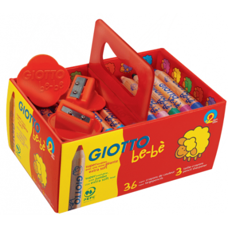 GIOTTO BEBE LAPICES SCHOOLPACK 36 UDS