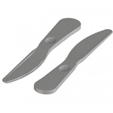 CUCHILLO POLIPROPILENO 17 CM GRIS PERLA