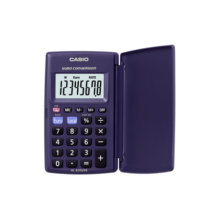 CALCULADORA CASIO HL-820 EURO