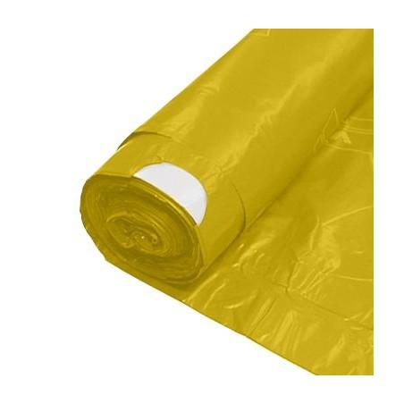 BOLSA BASURA AMARILLO ROLLO 25 UDS