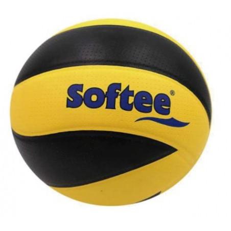 BALON SOFTEE TORNADO AMARILLO/NEGRO