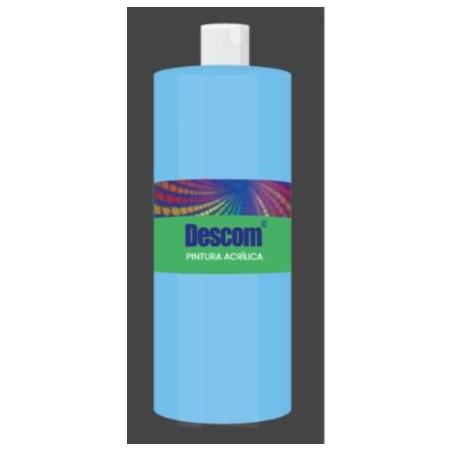 PINTURA ACRILICA DESCOM 500 ML AZ CLARO ESCOLAR