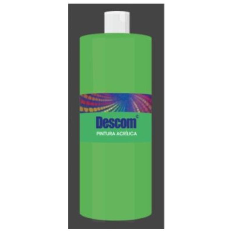 PINTURA ACRILICA DESCOM 500 ML VE CLARO ESCOLAR