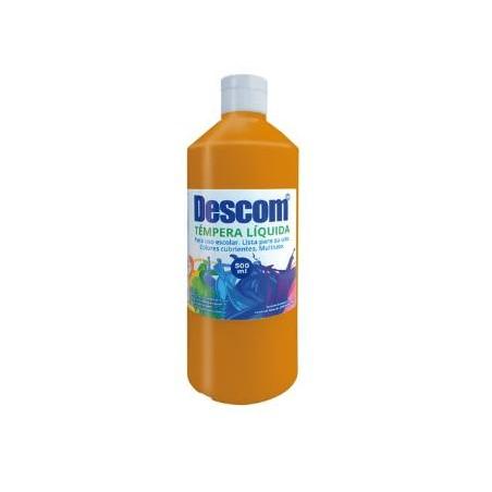 TEMPERA LIQUIDA DESCOM 500 NARANJA