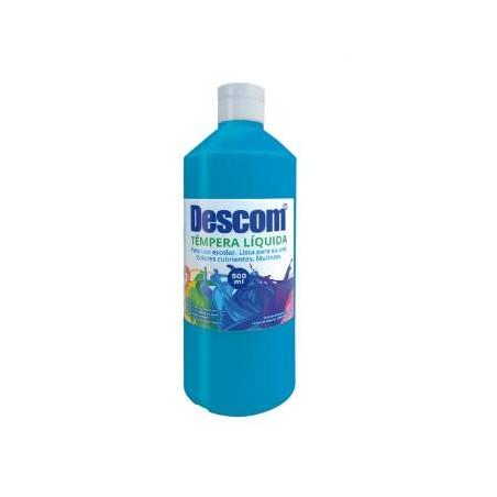 TEMPERA LIQUIDA DESCOM 500 AZUL CLARO